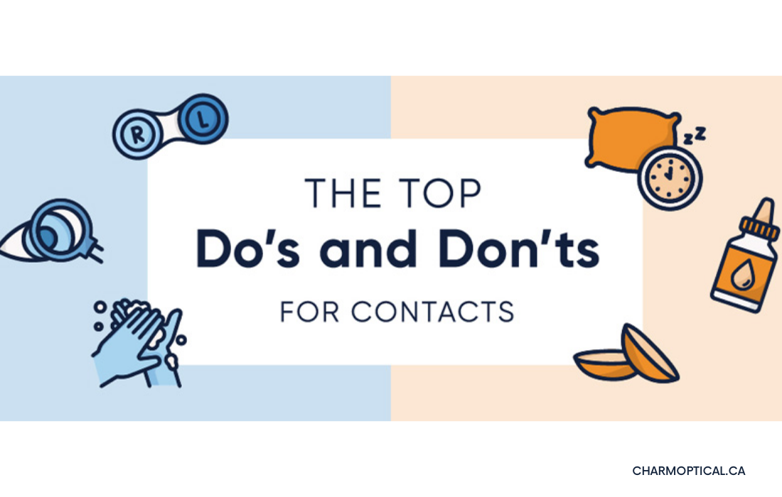 Do’s and Don’ts While Wearing Contact Lenses