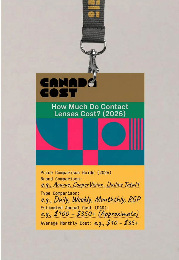How Much Do Contact Lenses Cost in Canada? Price Comparison by Brand and Type (2026)