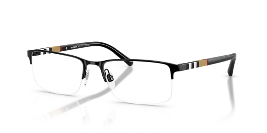 Burberry BE1282 - Black / Demo Lens (1001)
