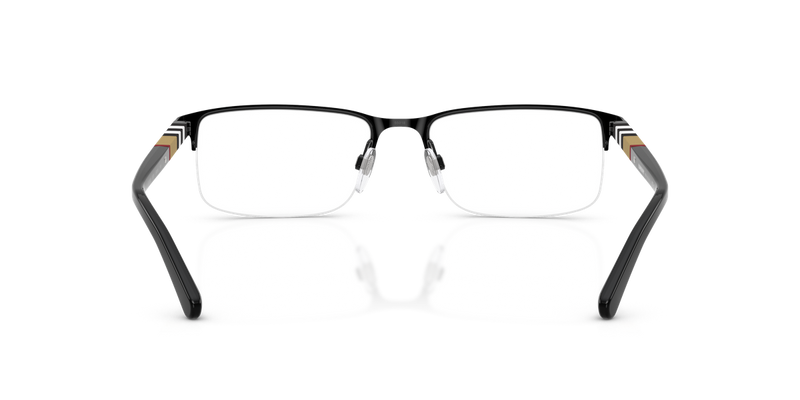Burberry BE1282 in Black / Demo Lens (1001) - Temple Detail