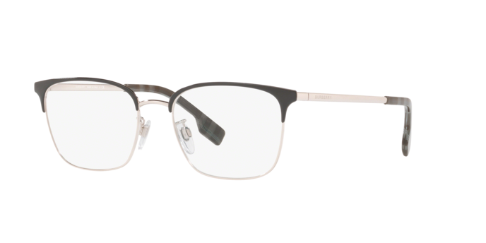 Burberry BE1338D in Grey/Silver / Demo Lens (1005) - Front View