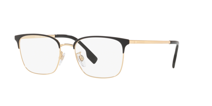 Burberry BE1338D in Matte Black/Gold / Demo Lens (1017) - Alternate View