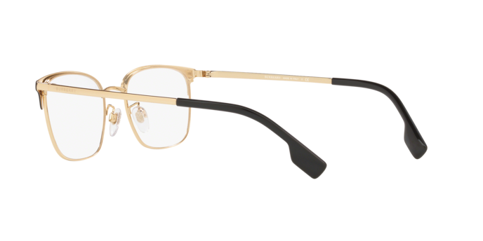Burberry BE1338D in Matte Black/Gold / Demo Lens (1017) - Alternate View