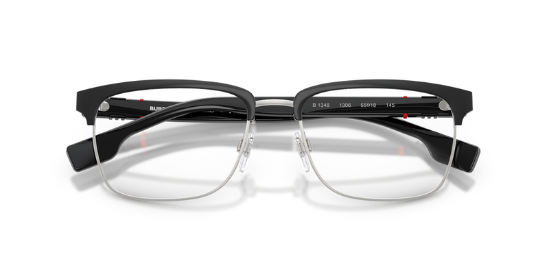 Burberry ALBA in Silver/Matte Black / Demo Lens (1306) - Side View