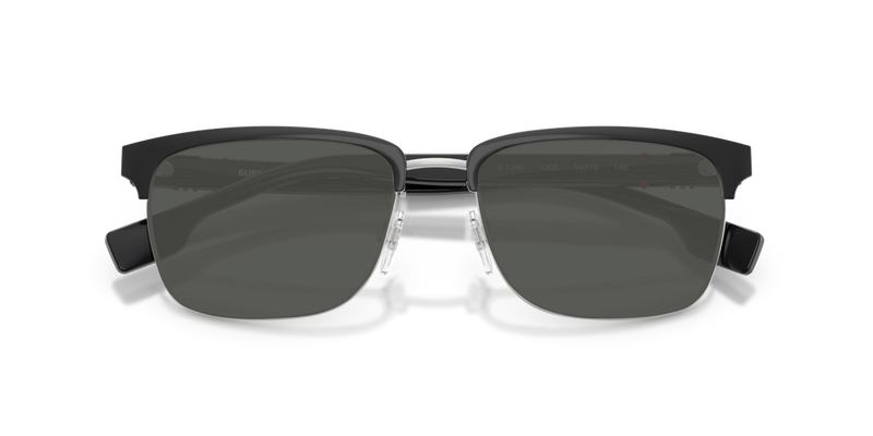 Burberry ALBA in Silver/Matte Black / Demo Lens (1306) - Alternate View