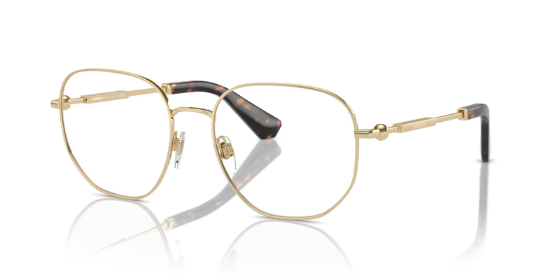 Burberry BE1385 in Light Gold / Demo Lens (1109) - Front View
