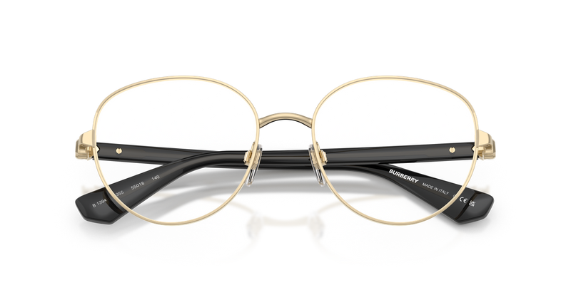 Burberry BE1394 in Light Gold / Demo Lens (1355) - Alternate View