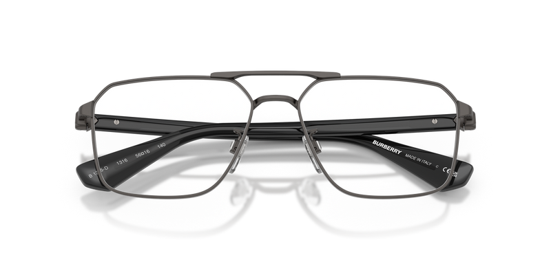 Burberry BE1395D in Matte Grey / Demo Lens (1316) - Alternate View