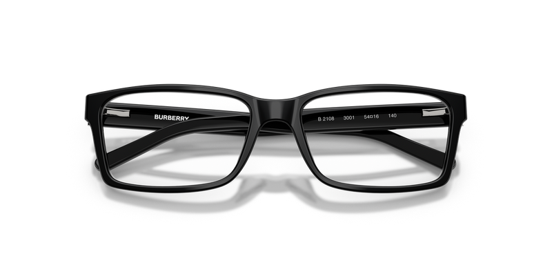 Burberry BE2108 in Black / Demo Lens (3001) - Side View