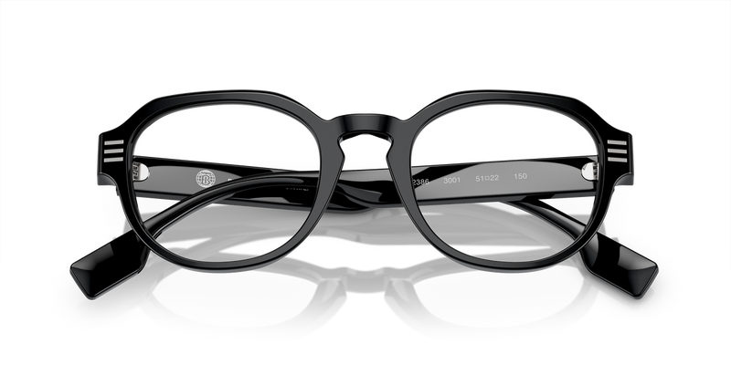 Burberry BE2386 in Black / Demo Lens (3001) - Side View