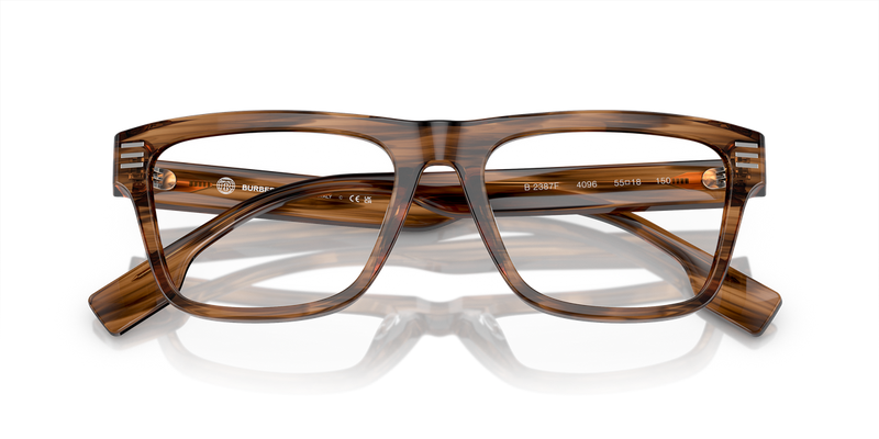 Burberry BE2387F in Brown / Demo Lens (4096) - Side View