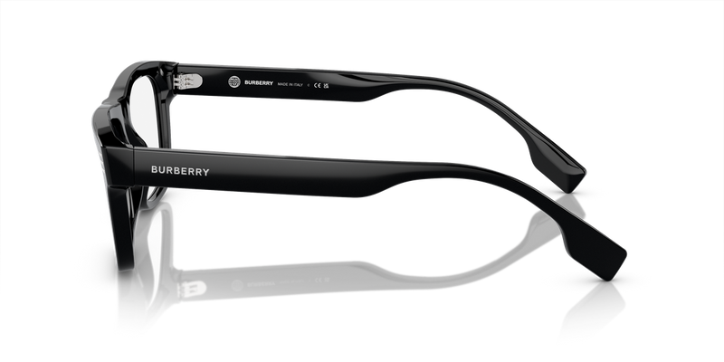 Burberry BE2387 in Black / Demo Lens (3001) - Back View