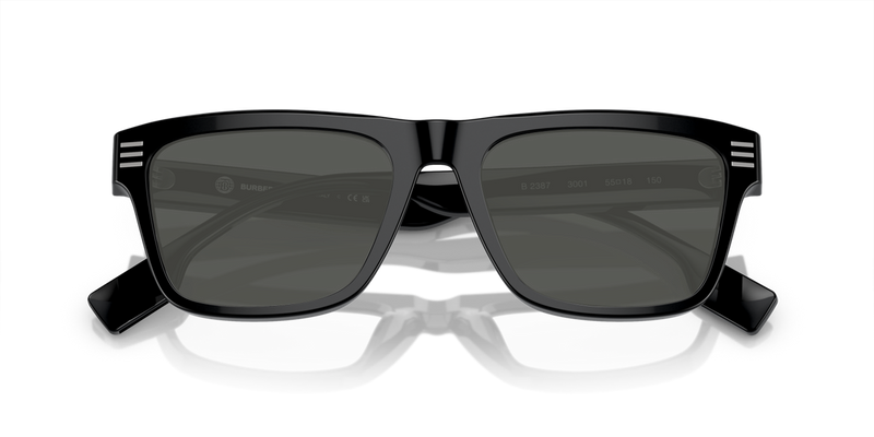 Burberry BE2387 in Black / Demo Lens (3001) - Alternate View
