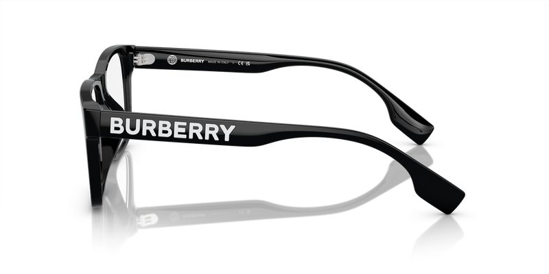 Burberry BE2393D in Black / Demo Lens (3001) - Back View