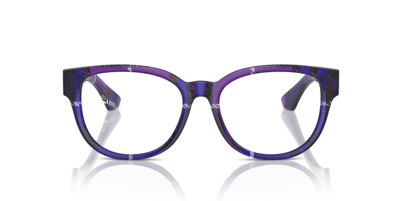 Burberry BE2410F in Check Violet / Demo Lens (4113) - Alternate View