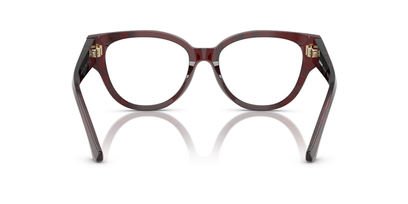 Burberry BE2421F in Check Red / Demo Lens (4115) - Alternate View