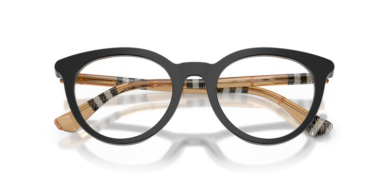 Burberry BE2429F in Black / Demo Lens (4161) - Side View