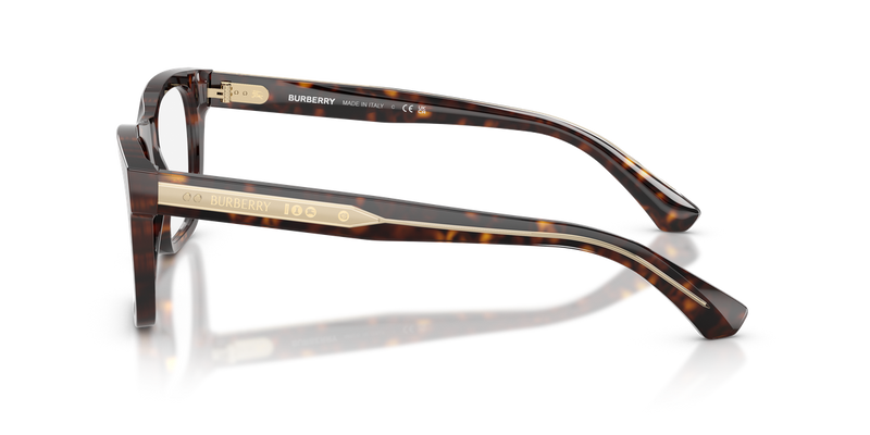 Burberry BE2445 in Dark Havana / Demo Lens (4205) - Back View