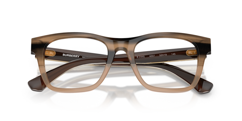 Burberry BE2445 in Striped Beige / Demo Lens (4207) - Alternate View