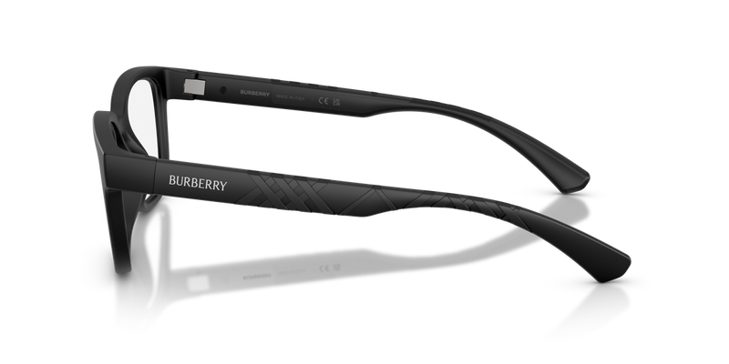 Burberry BE2451U in Matte Black / Demo Lens (3464) - Back View