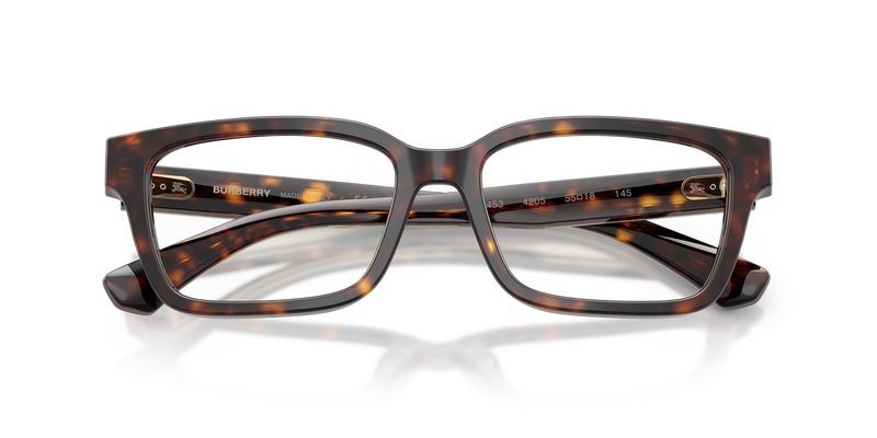 Burberry BE2453 in Dark Havana / Demo Lens (4205) - Side View