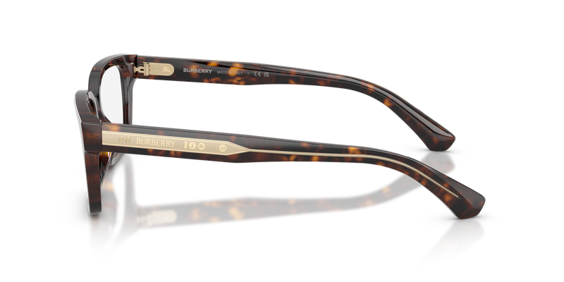 Burberry BE2453 in Dark Havana / Demo Lens (4205) - Back View