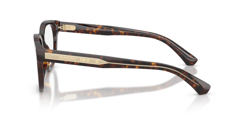 Burberry BE2454F in Dark Havana / Demo Lens (4205) - Back View