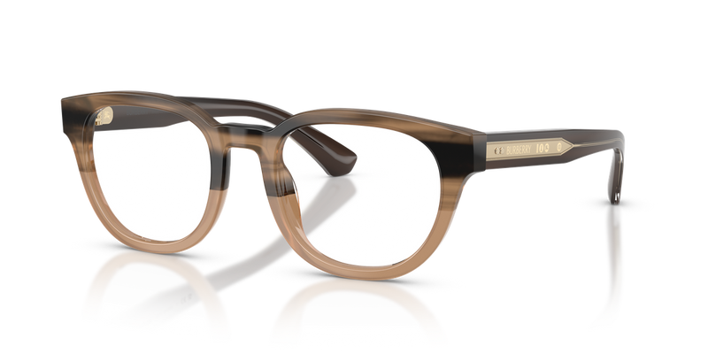 Burberry BE2454 in Striped Beige / Demo Lens (4207) - Alternate View
