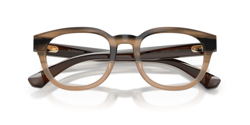 Burberry BE2454 in Striped Beige / Demo Lens (4207) - Alternate View