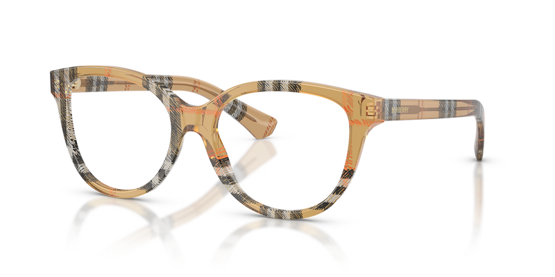 Burberry BE2456 in Check Sand - Front View