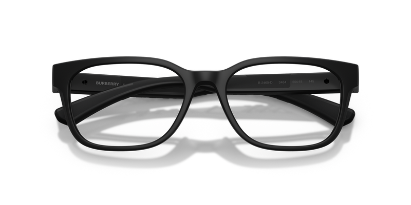 Burberry BE2460D in Matte Black / Demo Lens (3464) - Side View