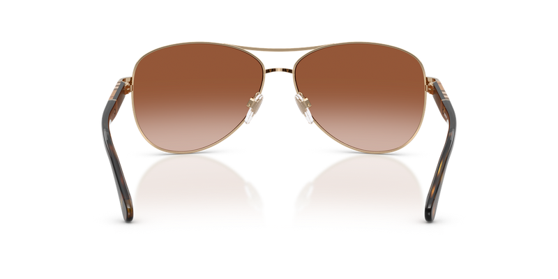 Burberry BE3080 in Light Gold / Brown Gradient (114513) - Temple Detail