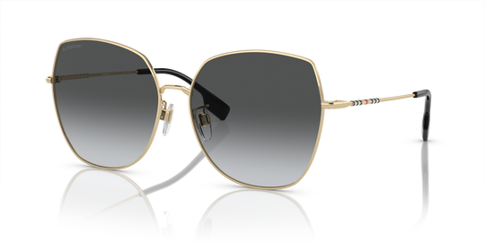 Burberry BE3136D - Light Gold / Polarized Grey Gradient (1109T3)