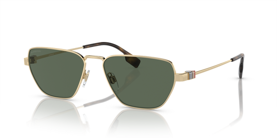 Burberry BE3146 - Light Gold / Dark Green (110971)