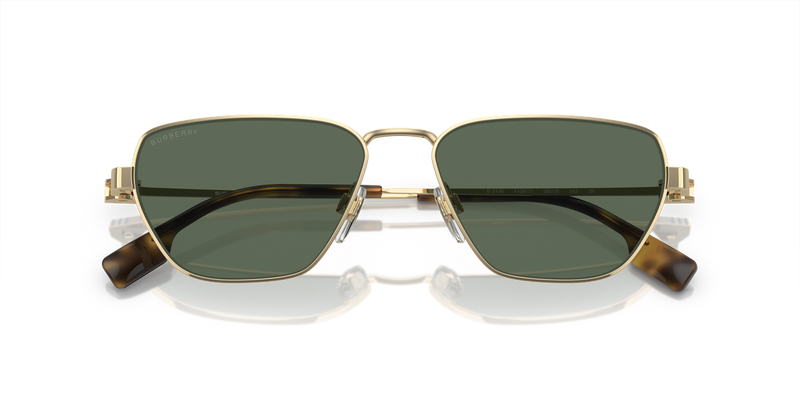 Burberry BE3146 in Light Gold / Dark Green (110971) - Side View