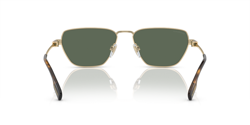 Burberry BE3146 in Light Gold / Dark Green (110971) - Temple Detail