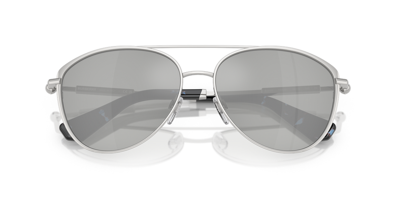 Burberry BE3157 in Silver / Clear Mirror Silver (10058V) - Side View