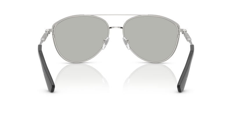 Burberry BE3157 in Silver / Clear Mirror Silver (10058V) - Temple Detail