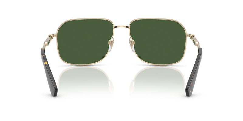 Burberry BE3159 in Light Gold / Dark Green (110971) - Temple Detail