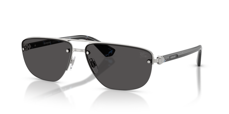 Burberry BE3164 in Silver / Dark Grey (100587) - Front View