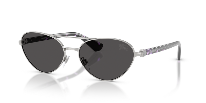 Burberry BE3165 in Silver / Dark Grey (100587) - Front View