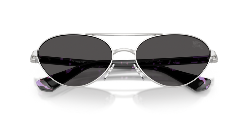 Burberry BE3165 in Silver / Dark Grey (100587) - Side View