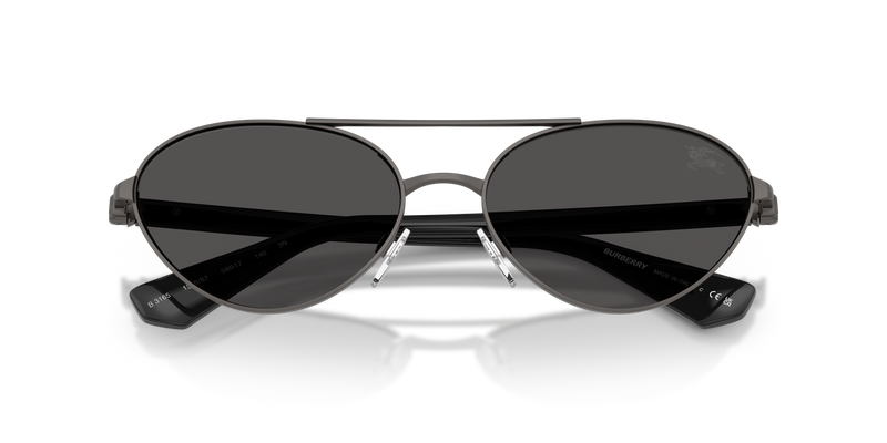 Burberry BE3165 in Matte Grey / Dark Grey (131687) - Alternate View