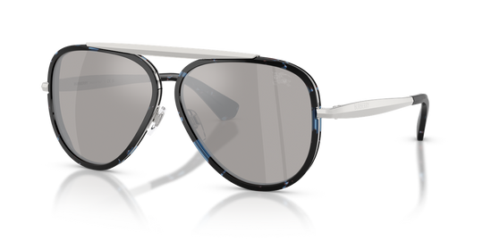 Burberry BE3176 - Blue Havana / Light Grey Mirror Silver (10056G)