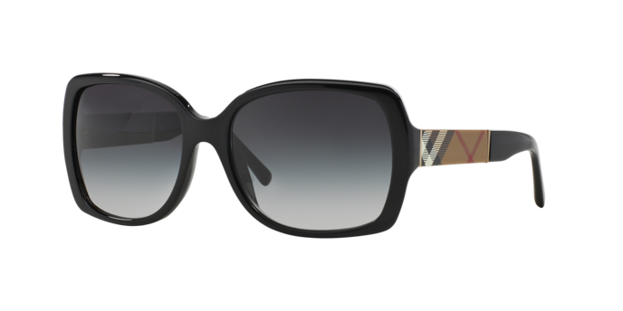 Burberry BE4160 in Black / Grey Gradient (34338G) - Front View