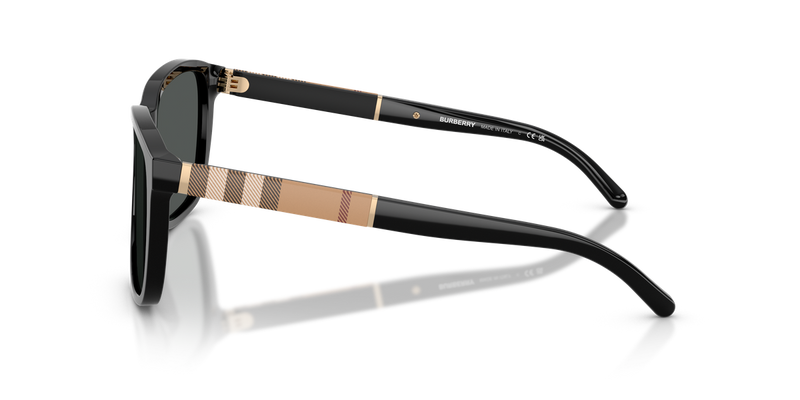 Burberry BE4181 in Black / Grey (300187) - Back View