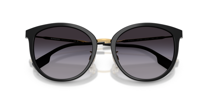 Burberry BE4289D in Black / Grey Gradient (30018G) - Side View
