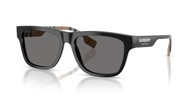 Burberry BE4293 in Black / Polarized Grey (377381) - Front View