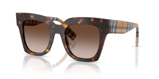 Burberry KITTY - Dark Havana / Brown Gradient (425113)