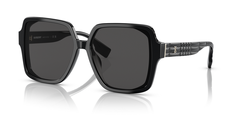 Burberry BE4379D in Black / Dark Grey (300187) - Front View